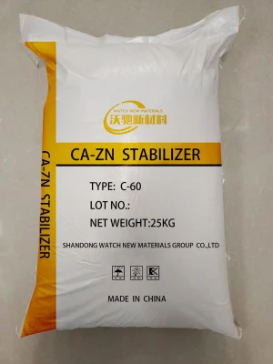 Fabricantes de Estabilizador de Cálcio Zinco Estabilizador Térmico de PVC C-60 Ca-Zn